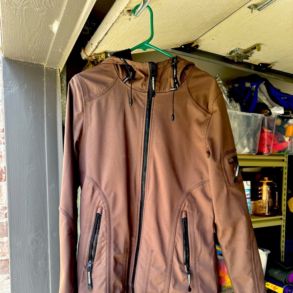 Ilse Jacobsen Women’s Chocolate Brown Hooded Jacket